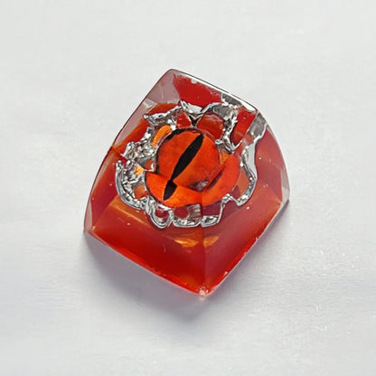 Evil Eyes DIY Mechanical Keyboard Resin Keycaps Artisan Customized Pretty Sun And Moon/Stars Design Custom Keycaps for Keyboa
