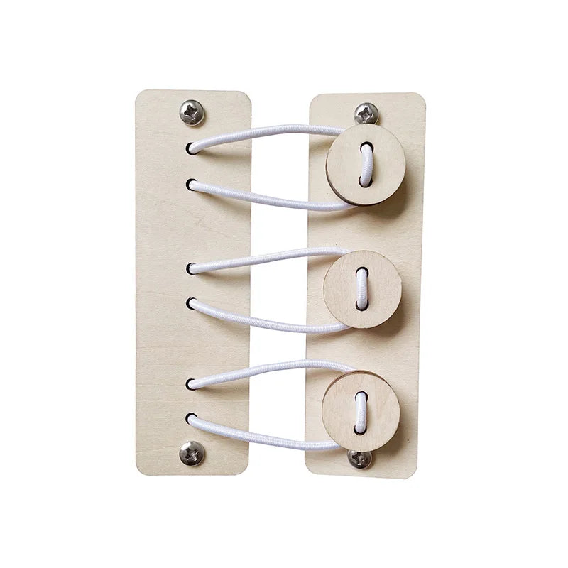 Busy Board Accessories DIY Toy Part Wooden Toys Metal Locks Leather Buckle Montessori Educational Games Intellectual Developm