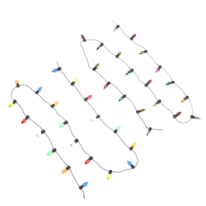 1m/0.5m Multi-coloured Dollhouse Miniature A String plastic Christmas light DIY Dollhouse Miniature Mini Furniture String Lig