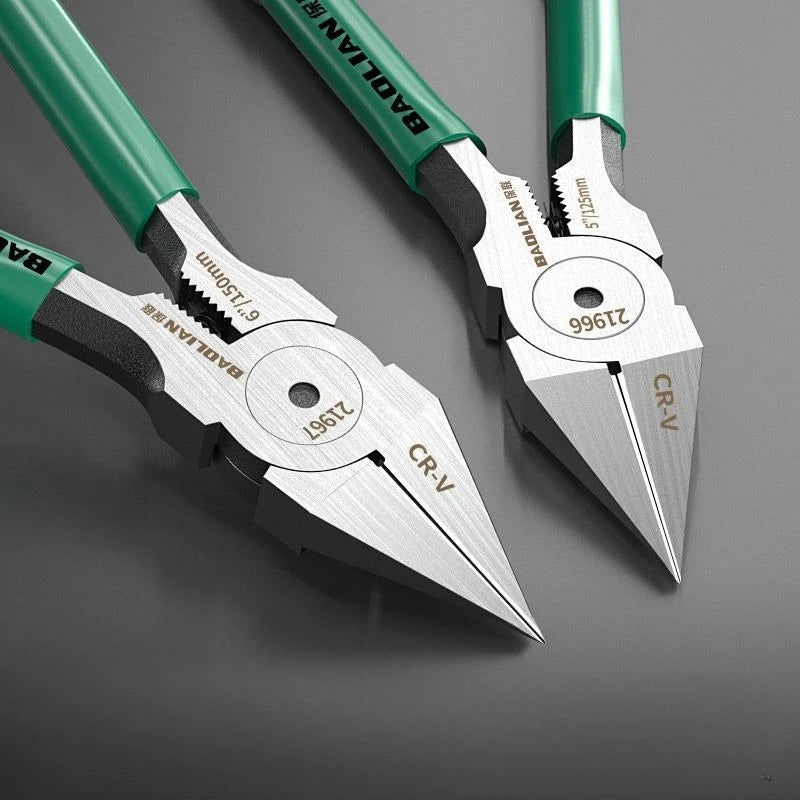 Baolian Industrial Grade Special Sharp Side Mouth Pliers,High Hardness Electrician Small Diagonal Pliers,Electrician Manual T