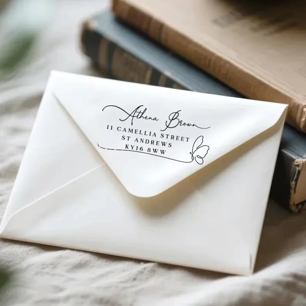 Custom Stamp Round Self Inking,Personalized Stamp 25/30/40/50mm Monogram LOGO Design Rubber Stampswith 4 Optional Ink Colors