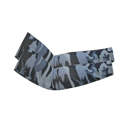 2Pcs Unisex Cooling Arm Sleeves Cover Sports Running UV Sun Protection Outdoor Men Fishing Cycling Quick Dry Arm Warmer - 1Pa