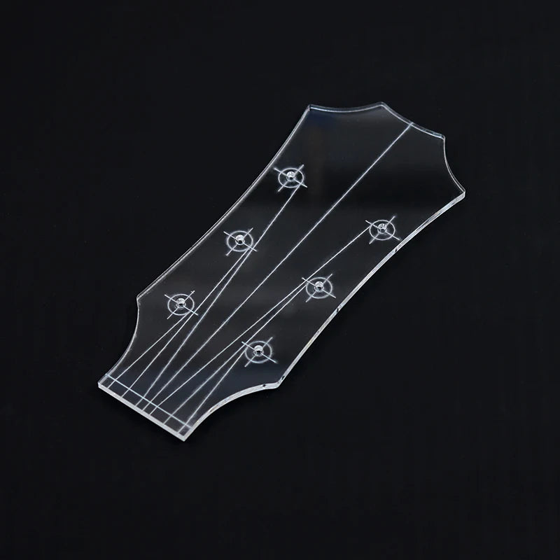 Guitar Head Template Electric Guitar Acoustic Guitar Ukulele Transparent Acrylic Template Guitar Making Mold