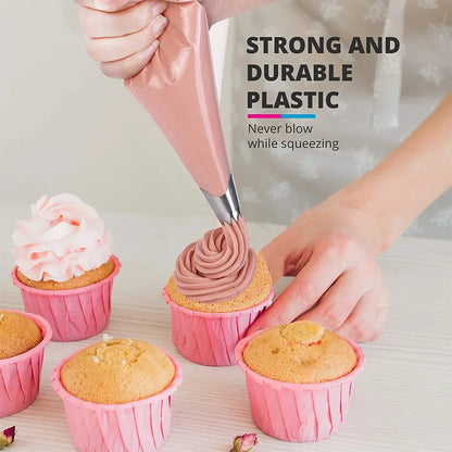 100/50/20pcs Disposable Piping Bag Pastry s Icing Fondant Cake Cream for Decorating Pastries Cakes Baking Tools