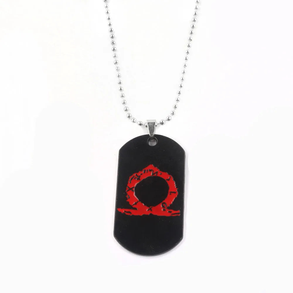 New God of War 4 Kratos Sword Keychain Pendant Keyring Jewelry Men And Women Car key chain Accessories - Necklace B
