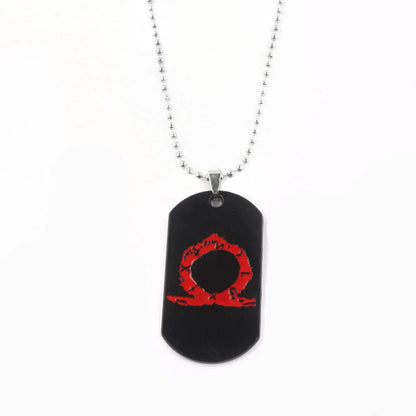 New God of War 4 Kratos Sword Keychain Pendant Keyring Jewelry Men And Women Car key chain Accessories - Necklace B