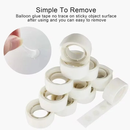 Double Sided Clear Sticky Point Tape Balloon Glue Dot Adhesive Birthday Wedding Party Balloons Glue Sticker Photoes Stand Arc