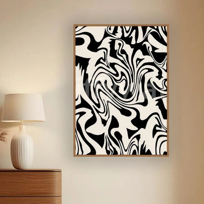 Art R-Retro Abstract Nourishing Soul Poster Premium Art Wall Decor, Simple Ornament for Living and Leisure Areas