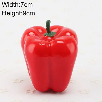 Artificial Fruits and Vegetables Home Decoration Fake Orange Peach Apple Pear Grape Lemon Peach Ornament Food Photography Pro
