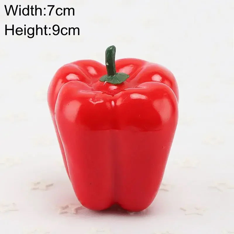 Artificial Fruits and Vegetables Home Decoration Fake Orange Peach Apple Pear Grape Lemon Peach Ornament Food Photography Pro