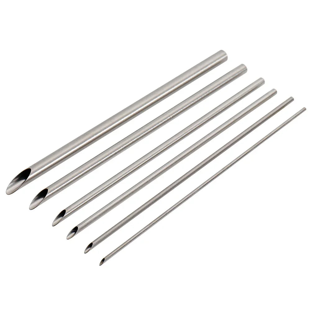 6 Pieces/set of Stainless Steel Hole Puncher Carving Sculpture Modeling Pottery Cutting and Punching Ceramic Polymer Clay Too