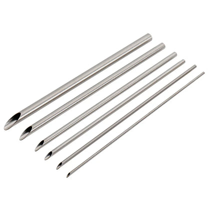 6 Pieces/set of Stainless Steel Hole Puncher Carving Sculpture Modeling Pottery Cutting and Punching Ceramic Polymer Clay Too