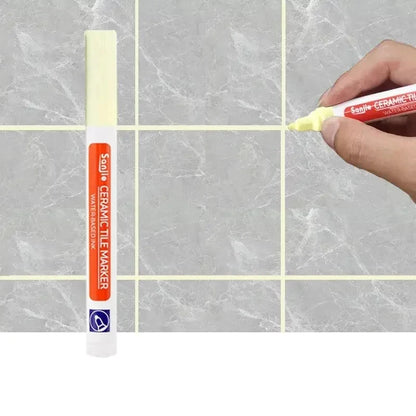 1/3 Pcs Waterproof White Marker Pen Wall Seam Repair Tiles Grout Markers Pens Floor Bathroom Decontamination Paint Brush Tool