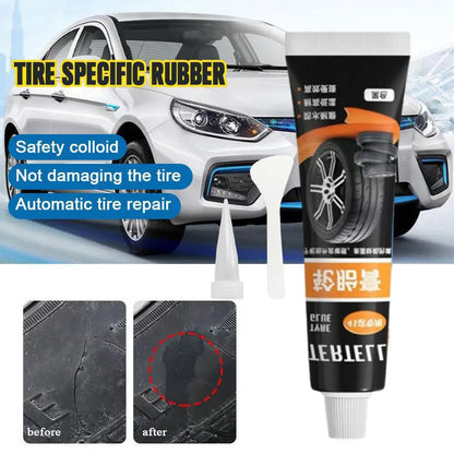 30ml Multifunctional Liquid Tire Rubber Glue Crack Glue Rubber Puncture Sidewall Adhesive Repair Rubber Glue M3Y5