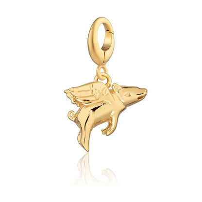 Animal Series Pendant Stainless Steel DIY Small Pendant Vacuum Plated 18K Gold Color Preserving Accessory in Furnace