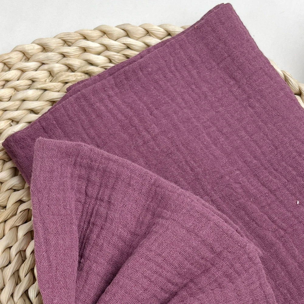 Double Gauze Cotton Fabric 100% Cotton for DIY Craft Sewing Material Dress Towel Bedding Sets Cheesecloth Table Runner Fabric