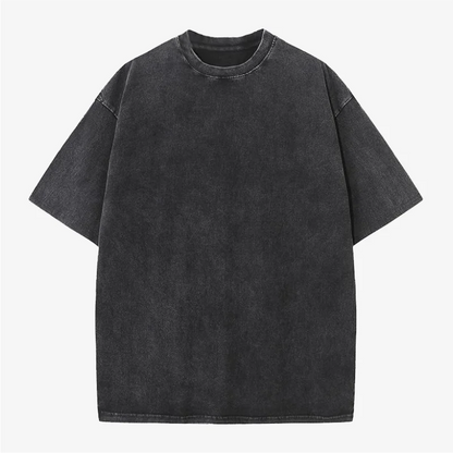 Custom T-shirt free print logo images vintage wash design tees pure cotton cultural shirts men's women's batik wax print Fabr
