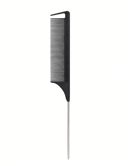 stainless steel pointed tail hair, hair comb hair brush salon hair styling tool hair comb, Special for real hair wigs - KeDuD