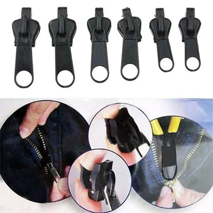 3 Sizes Universal Instant Fix Zipper Repair Kit Replacement Zip Slider Teeth Rescue Sewing Clothes Bag Zippers Tool Accessori