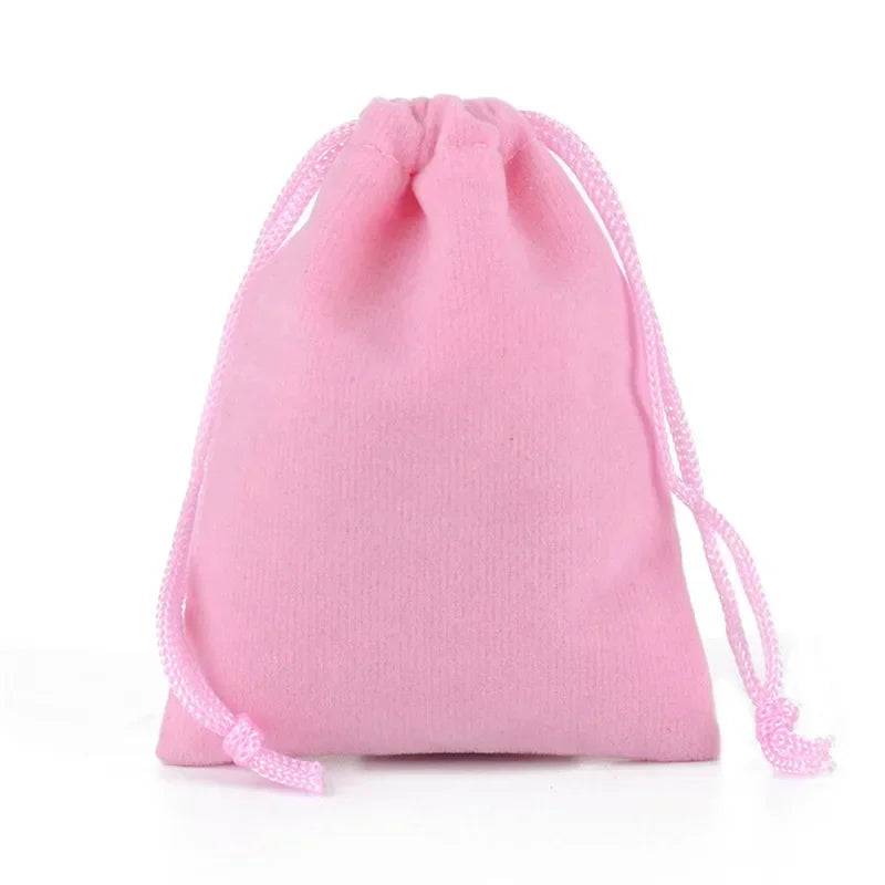 10/5/2PCS Velvet Drawstring Bags Satin Gift Bags Velvet Cloth Jewelry Pouches Wedding Favor Drawstring Bag Christmas Bag 5-5C
