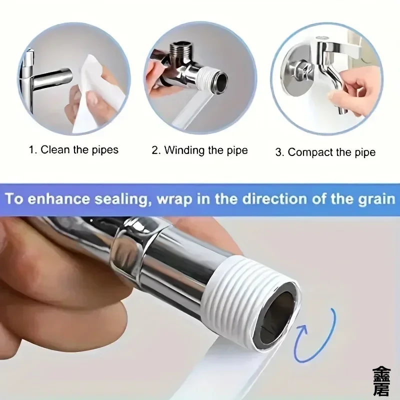 10 PCS Seal Tape Thread Seal Waterproof Leak Tape Duct Tape Plumbing Fitting Oil-Free Repair Tool Adhesives Sealants