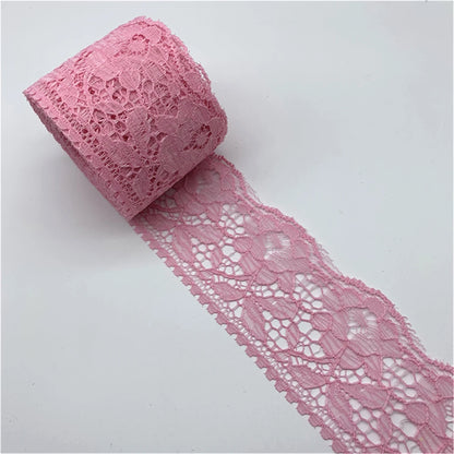 5yards/Lot 60mm Lace Ribbon Handicrafts Embroidered Net Lace Fabric Trim For Sewing Fabric Lace Ribbon Skirt Accessories - 28