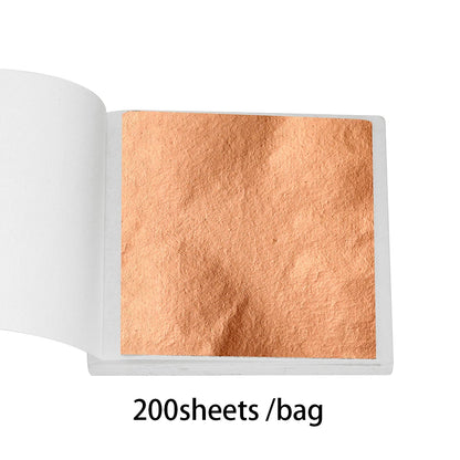 100-200sheets Imitation Gold Foil Paper Leaf Gilding DIY Epoxy Resin Mold Jewelry Making Filling Decorate Resin Crafts Tool -