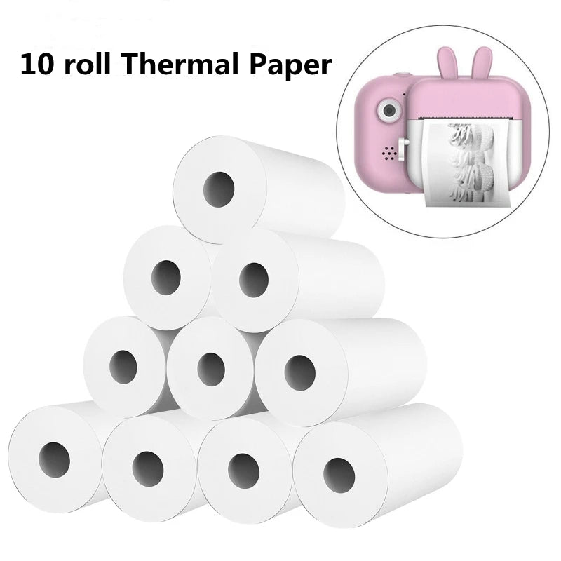 HD Mini Portable Printer Thermal Paper Universal 57mm Self-adhesive Paper Label Sticker For Phone Printing Picture Photo