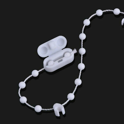 10pcs Plastic Roller Blinds Pull Cord Connector Curtain Chain Connector For Vertical Blinds Joiners Spare Tool Replacement