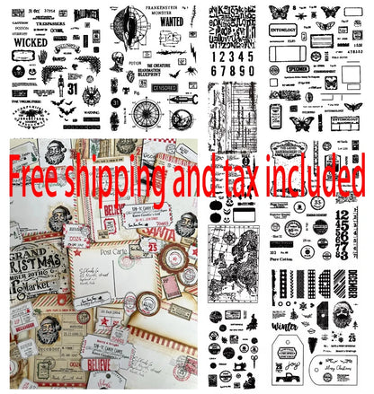 2026 New A6 Clear Stamps Identity Card Design DIY Scrapbook Journal Album Card Making Supplies