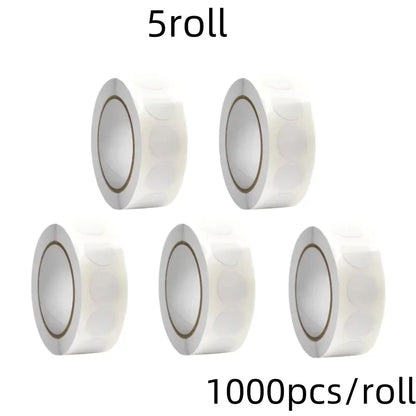 1000 PCS Color Dot Label Sticker Classification Mark Coated Paper Sticker Rolls Kawaii Stationery Aesthetic