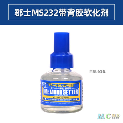 MR.HOBBY Mr. Cement Series Pour Type SP Adhesive/Decal Softener for Plastic Model Making Cement Glue Hobby DIY - MS232
