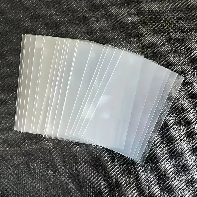 300/100Pcs 66*91mm Card Sleeves Collect Cards Storage Toy For Italian Brainrot Trading Card Clear Film Card Holder Protectors