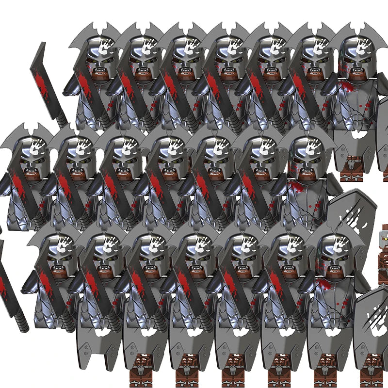 Medieval Movie Knights Building Blocks toys Lord Ring Figure Bricks Toy Christmas birthday gifts - RZTV5051x21