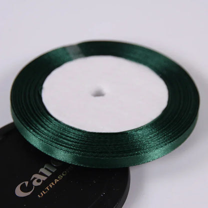 22 Meters/Roll 6mm Silk Satin Ribbons Christmas Halloween Birthday Party Gift Wrapping Ribbons DIY Handmade Crafts Material -