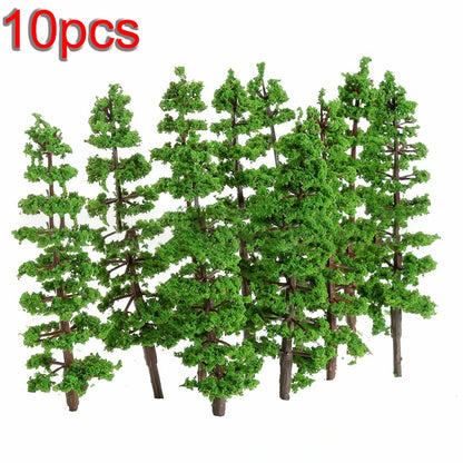 Model Trees Create An Ideal Train Railway Scenic Layout With 10 Pack Pine Trees Model High Simulation Effect And Durable