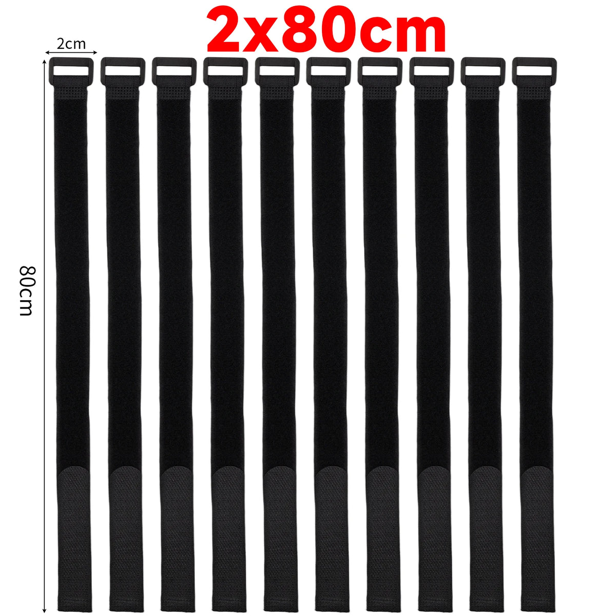 10-100pcs Reusable Hook and Loop Tie-downs Adjustable Nylon Cable Ties Nylon Fasteners Cord Straps Organizer for Securing Wir