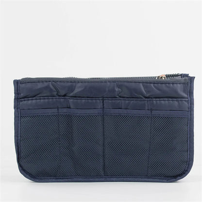 Multifunctional Bi-fold Storage Bag Double Zipper Large Capacity Storage Arrangement Makeup Toiletries Large Classification B