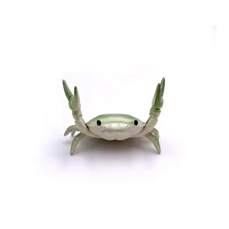 Funny Crab Desktop Pen Holder as creative stationery - green