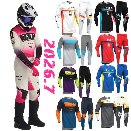 2026 NEW 180 MX Motocross Jersey and Pants Race Combo Enduro DH Dirt Bike Gear Set Off-road MTB ATV Moto Suit