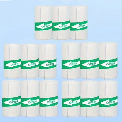 10Pcs Mini Printer Paper For peripage Self Adhesive Thermal Paper Printable Sticker Paper for Pocket Thermal Printer - 15 Rol