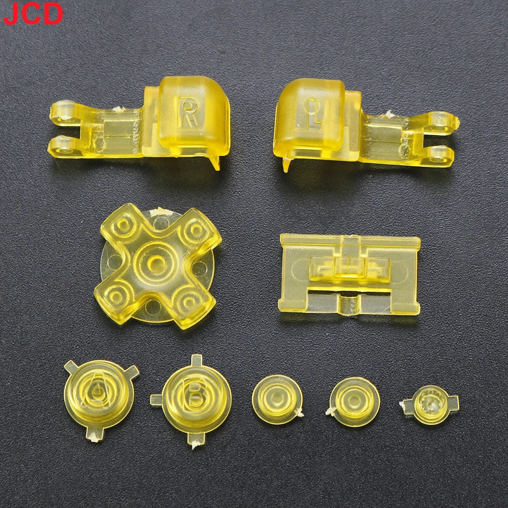 JCD 1set For GameBoy Advance SP GBA SP Plastic Full Button Set For GBA SP A B Select Start Power ON/OFF L R Buttons Kit D Pad