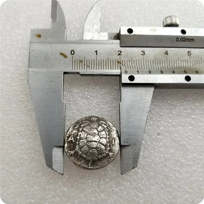 Greece Commemorative Coin Collection Sea Turtle Pattern Souvenir Old Silver Dollar Home Decoration Crafts Desktop Ornaments G