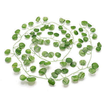 7ft 2m Flower String Artificial Wisteria Vine Garland Plants Foliage Outdoor Home Trailing Flower Fake Flower Hanging Wall De