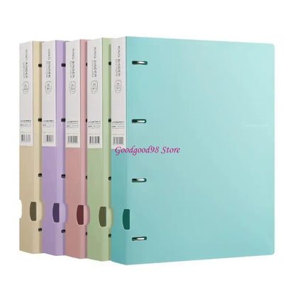 File Folders Display Book 4-Rings Binders 4 Hole Binders Folders for Students