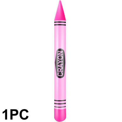 Jumbo Inflatable Crayon Balloon Neon Back to School Party Decoration First Day Of School Classroom Supplies - 1PC-P