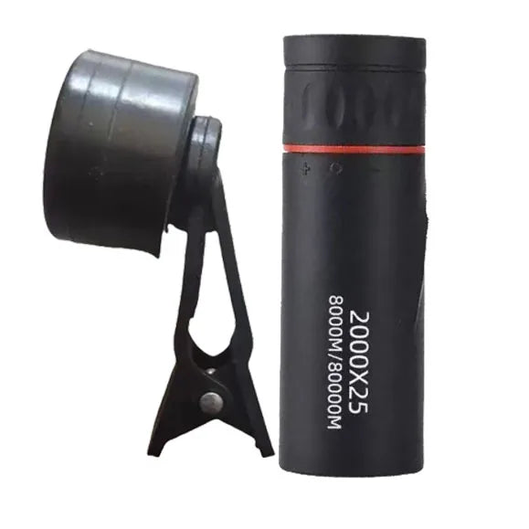 2025 2000X25 HD Monocular Telescope, Compact Portable for Travel, Hiking, Fishing, Camping, Stargazing, Concerts & Bird Watch