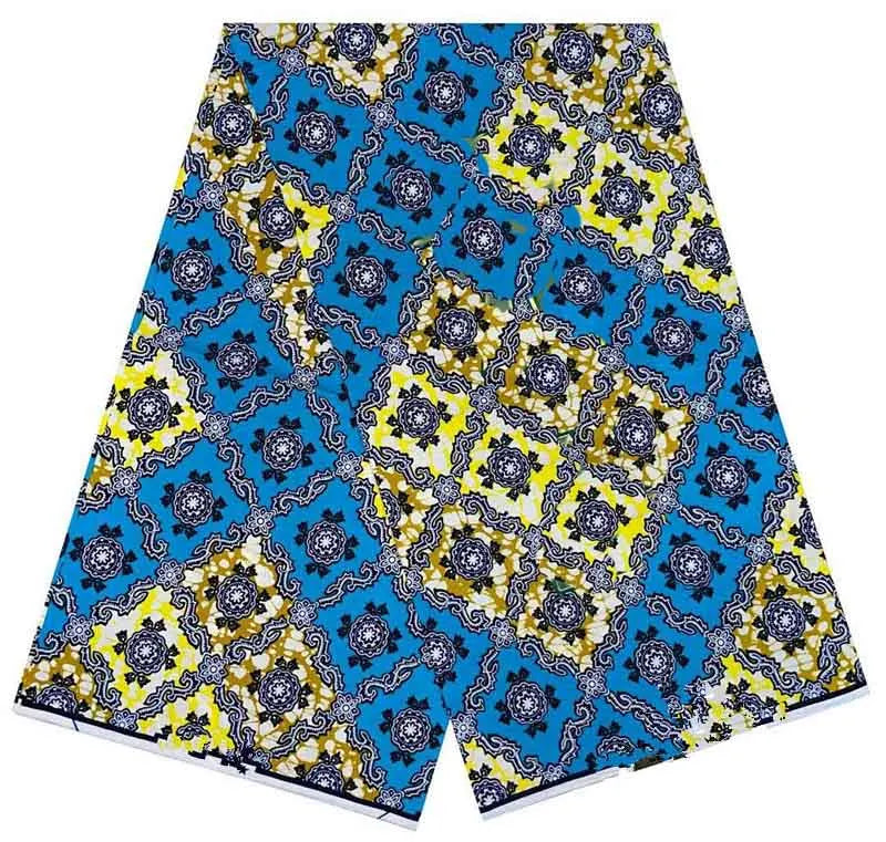 2024 6 Yards 100% Cotton Veritable Wax Pagne African Super Real Holland Wax VL Original Batik Lace Dress Dutch Loincloth