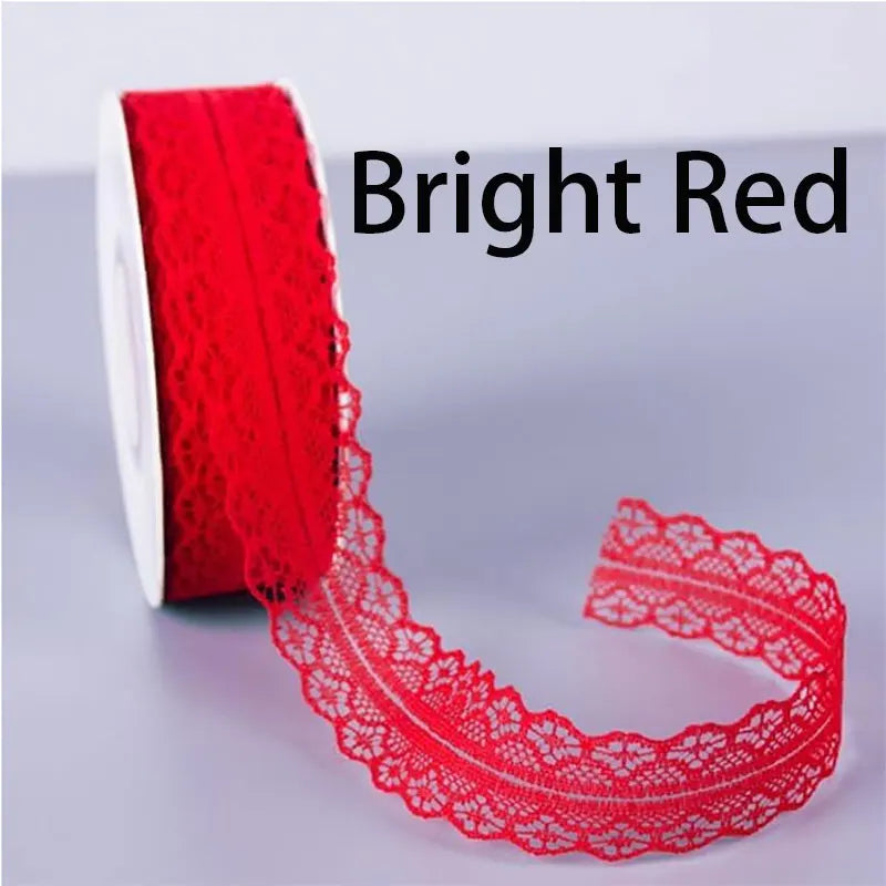 1/5/10 Yards Lace Ribbon 3cm Wide Vintage Pattern Ribbons DIY Apparel Sewing Fabric Gift Wrapping Party Decorations