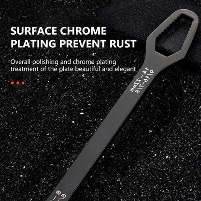 SEAMETAL Universal Torx Wrench Adjustable Wrench Board Double-head Multipurpose Torx Spanner Repair Hand Tools 3-17mm 8-24mm